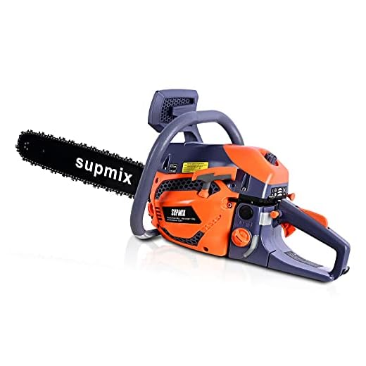 Supmix Gas Chainsaw 62CC 20 Inch,Gas Powered Chainsaw,2 Cycle Gasoline Powered Chain Saws,Handheld Cordless Petrol Chainsaw for Cutting Trees Wood Outdoor Garden Farm Home Use with Tool Kit