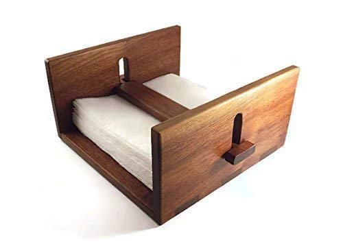 Wood Handcrafted Beautiful Design Modern Napkin Holder