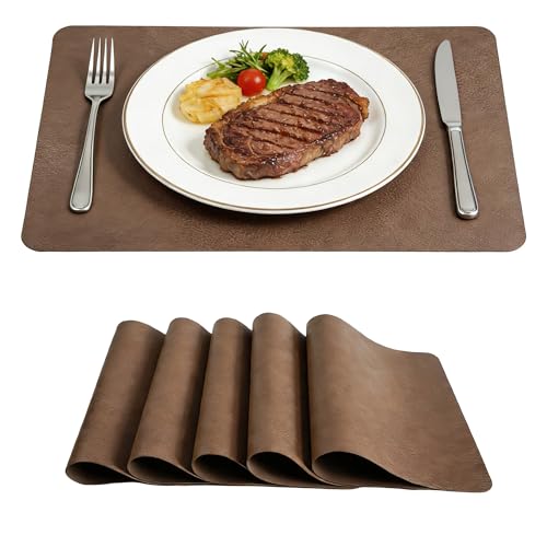 Sets de table lavables pour protéger de la chaleur et des taches