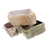 Maceta para suculentas: la forma rectangular larga es para crear impresionantes arreglos suculentos, brindando suficiente espacio para varias plantas, maceta para suculentas