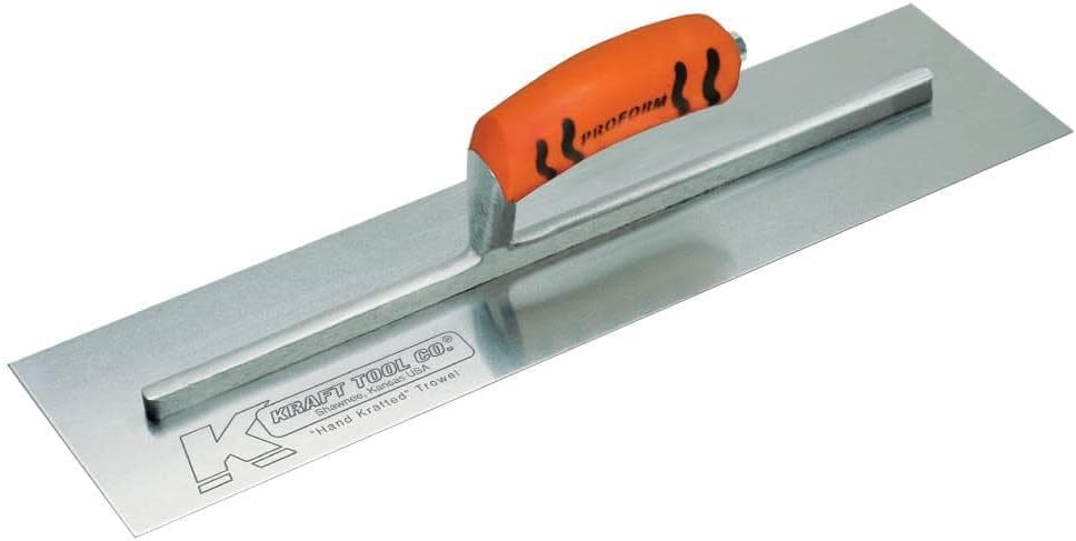 Kraft Tool CF212PF Cement Trowel with ProForm Handle, 12 x 4-Inch