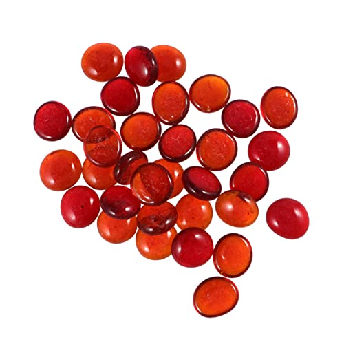 SEWOART Perles De Verre Plates Perles pour Vases Galets Aquariums Fournitures Artisanat Environ