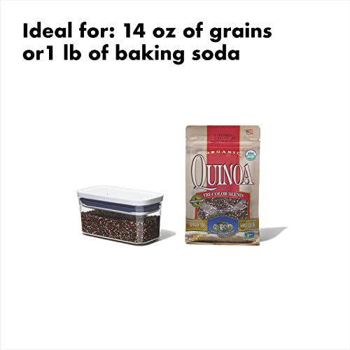 image for OXO Good Grips POP Container - Slim Rectangle Mini 0.4 Qt, Clear, 0.4 