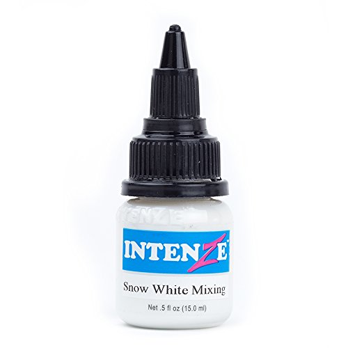 Intenze Tattoo Ink Snow White Mixing 0.5 Ounces