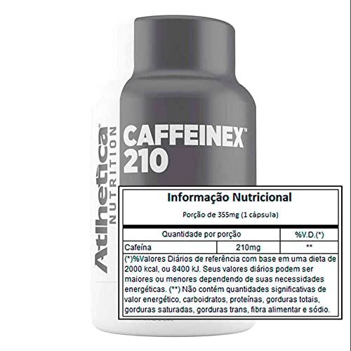 Caffeinex 210Mg (60 Caps), Atlhetica Nutrition