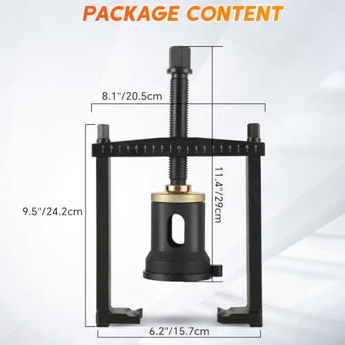 Image of Rear Trailing Arm Bushing Tool | Trailing Arm Bushing Remover, Rear Trailing Arm Bushing Remover and Installer Tool Compatible for Honda, Civic & Acura
