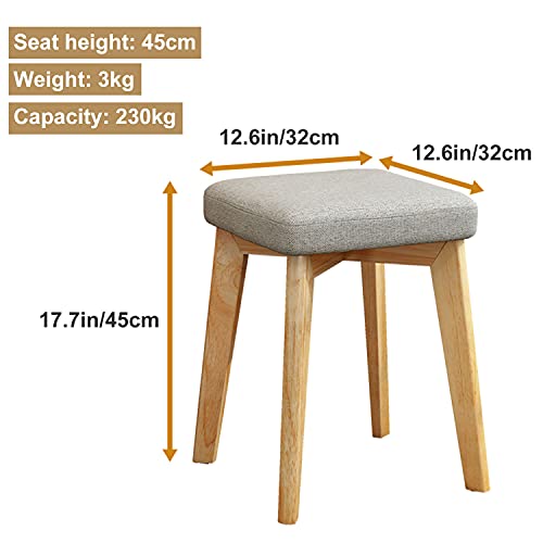 Taburete de tocador ergonómico para evitar dolores con asiento acolchado 3