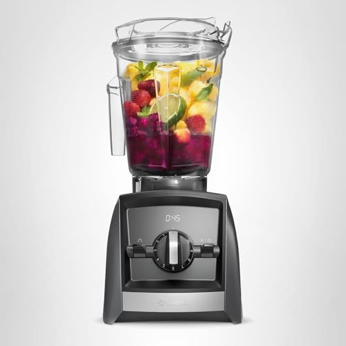 Vitamix A2300 Ascent Series Smart Blender, Professional-Grade, 64 oz Low-Profile Container, Slate