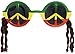 Amscan Stylish Birthday Party Rasta Funshades Accessory, Plastic, Costume