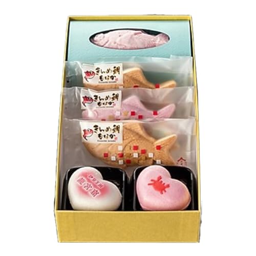 [平井製菓]金目鯛御干菓子と最中のセット