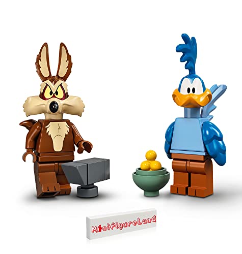 LEGO Road Runner and Wile E. Coyote Minifigure Combo
