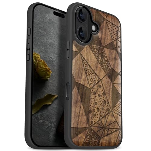 Apple 17 Case étui magnétique bois iPhone 17 robuste et élégant