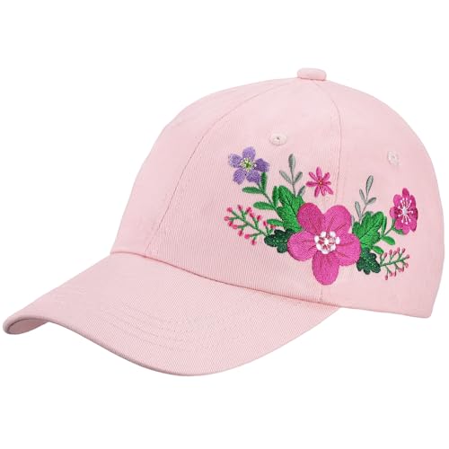 Image of Biggun Trendy Embroidered Baseball Cap for Girls Women Men - Adjustable Soft Breathable Hats for Casual Wear