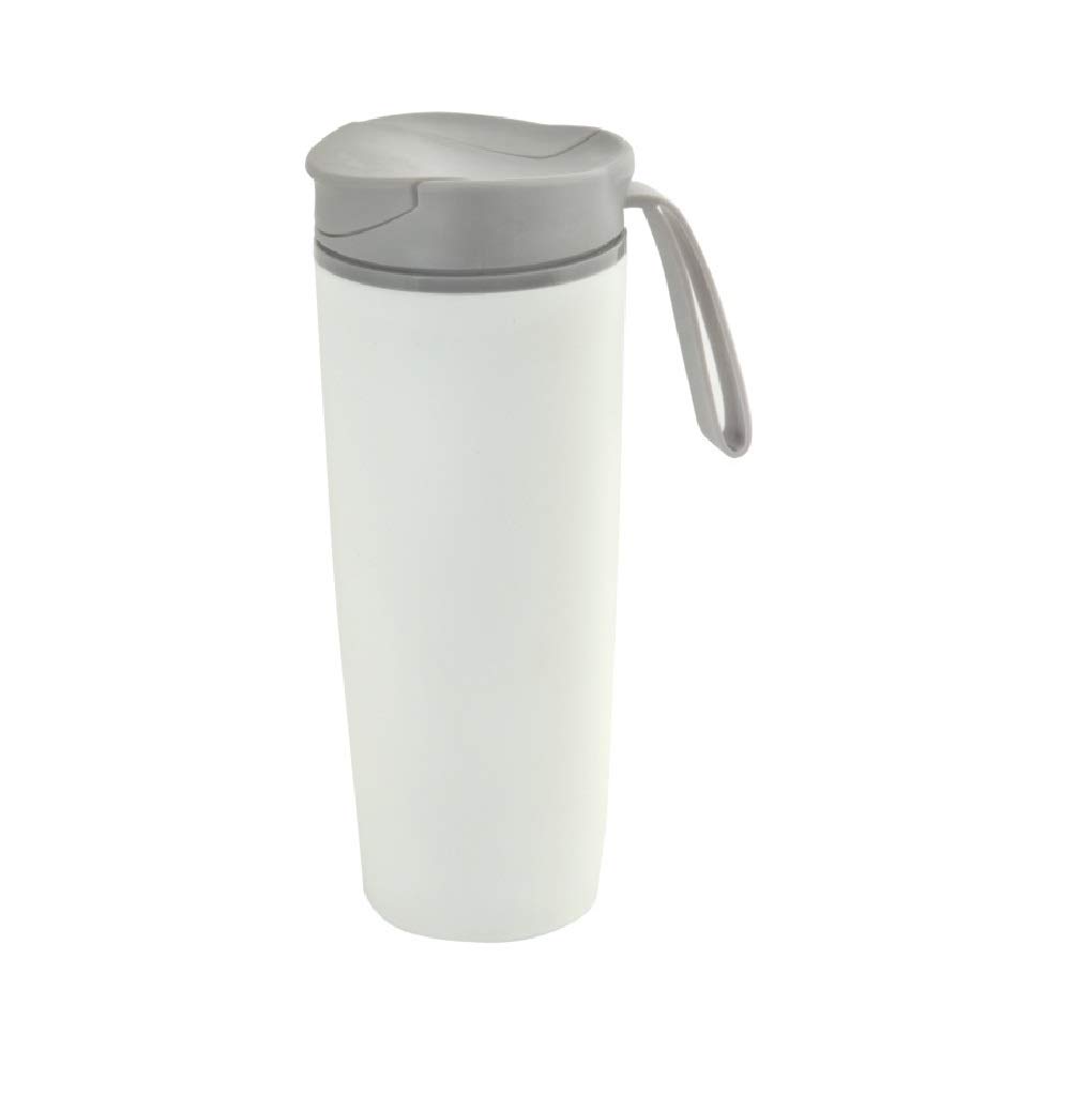 Hans Larsen470ml spill-free suction mug that will never fall over (Grey)