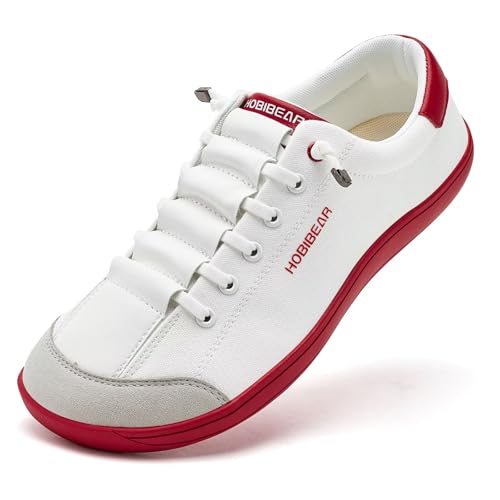 Image of HOBIBEAR Barefoot Minimalist Shoes Womens Mens | Zero Drop | Wide Width Canvas Slip-on Shoes