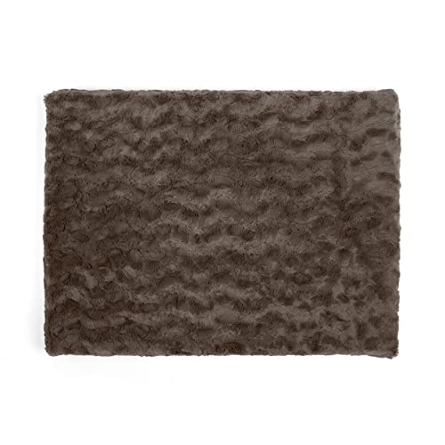 Best Friends By Sheri Dog Bed Cover Replacement For Nap Mat Dog Bed, Calming Lux Faux Fur, Mink, 27" X 36" #TOP2