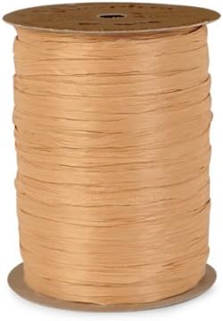 Gold Matte Raffia Ribbon, 1/4 X 100 Yards