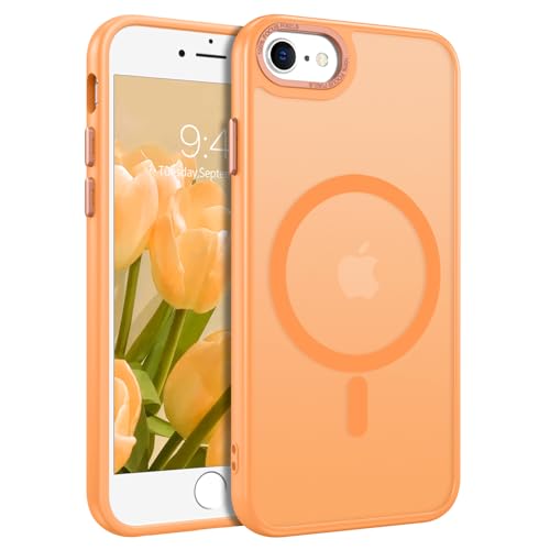 Coque MagSafe pour iPhone SE 2022 et 2020 GUAGUA transparente antichoc