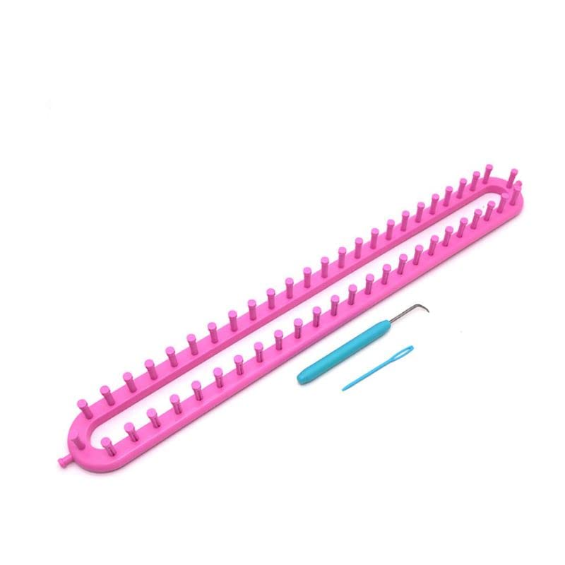 QiaoJun Knitting Loom,Strickwebstuhl 4 größe langer stritter strickzeichen webstuhl kitnadeln haken nähen werkzeug for schal schal langen stricken strick toom kit
