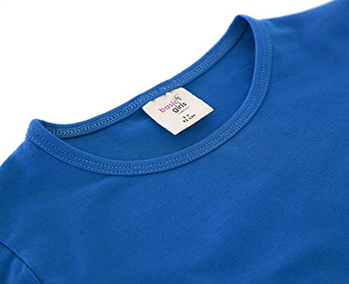 Image of Lilax Girls' Basic Long Sleeve Round Neck Cotton T-Shirt