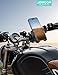 JOYROOM Motorcycle Bike Phone Holder Mount - [Not Block Camera] Bicycle Phone Holder Handlebar Cell Phone Clamp - [Silicone Wrapped] Scooter Phone Holder for iPhone 4.7''-7'' Smartphones, Orange