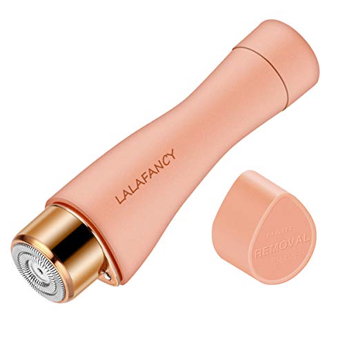 Facial Hair Remover Trimmer for Women, Lalafancy Electric Painless Face Hair Removal Waterproof with Built-in LED for Peach Fuzz Fine Hair Chin Cheek Upper Lip for Lady Shaver Razor