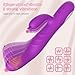 Updated Bunny Ear Adult Tools for Women Luxury Color Relaxing Adult Toys for Women Silent Realistic Thrusting for Men and Womens Toys Waterproof Gifts for Woman Thrusting Sensory Toys Woman