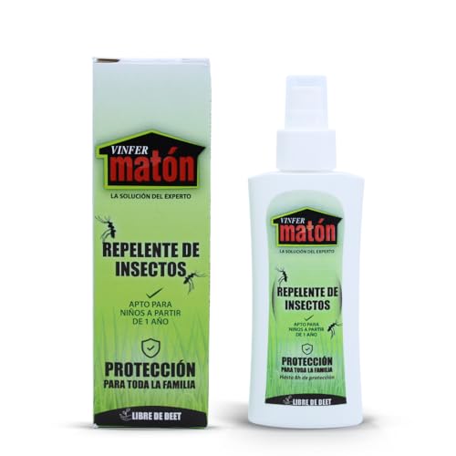 Repelente de insectos VINFERMATON | Mosquitos y garrapatas | 0% DEET | Apto para niños 1 año | Protección 8 horas