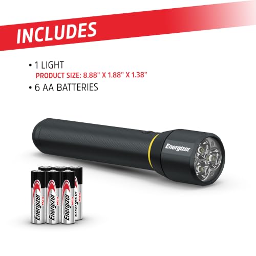 Energizer LED Flashlight Vision PRO, Ultra Bright 1000+ Lumens, IPX4 Water Resistant, Aircraft-Grade Aluminum LED Light, Rugged Metal Flash Light for Outdoors, Emergency Power Outage, Black - image 6