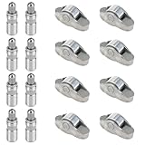 VEELECP Rocker Arms x 8 + Valve Lifters x 8 Compatible with 2.0L 2.2L 2.4L 2.5L Ecotec Engines - Envision Regal CT6 Camaro Impala Malibu Colorado Acadia Canyon G5 G6 Select 16 Valves Models