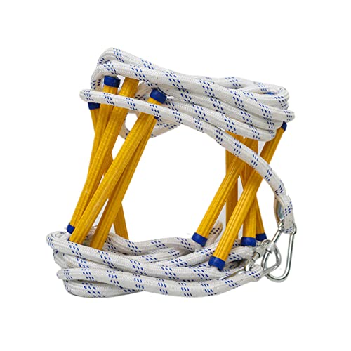 Échelle de secours ignifuge multifonctionnelle de 3m à 20m avec crochets robustes