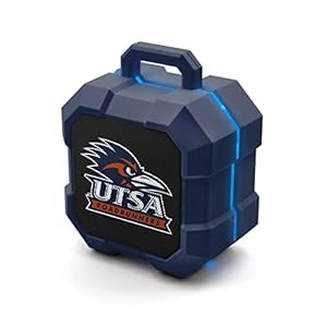 SOAR NCAA Shockbox LED Wireless Bluetooth Speaker, UTSA Roadrunners