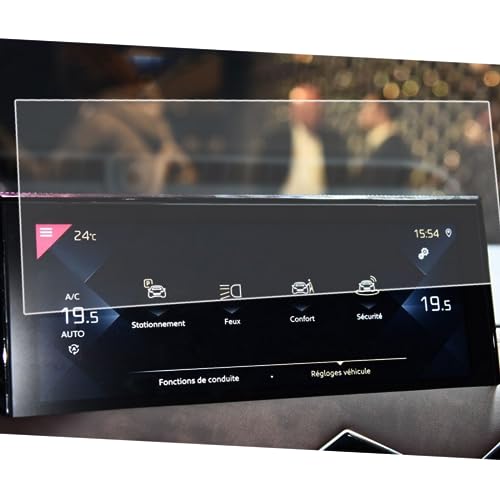 Autocollant écran verre DS 3 Crossback protection haut de gamme pour système GPS 10.1 pouces