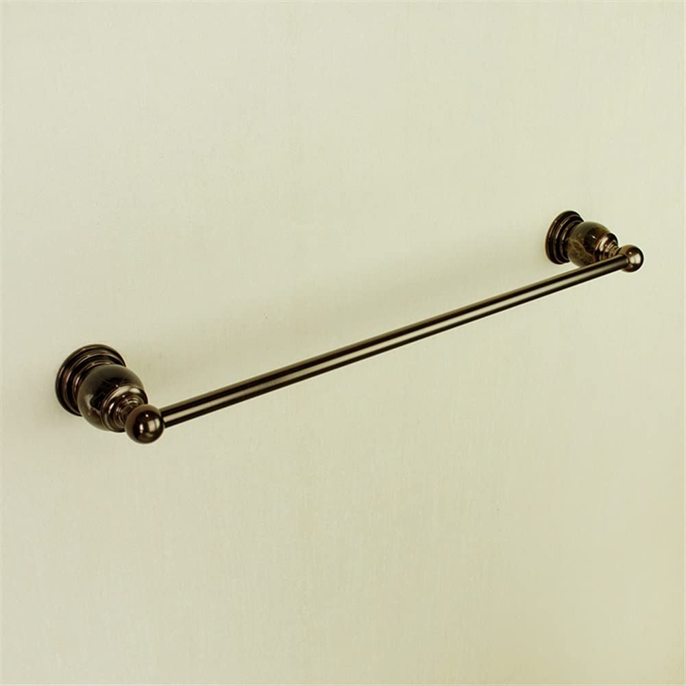 NEECS Toallero de Mano, Soporte para Toallas de baño, marrón, Bronce, Negro, Europeo, Barra Individual, Almacenamiento en el baño para Hotel/hogar, toallero