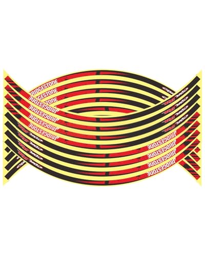 ZEXIJOW Lot de bandes réfléchissantes pour jantes de moto (15