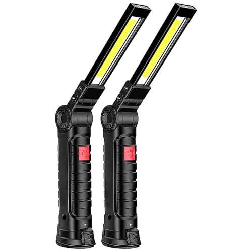 Werkstattlampe LED Arbeitsleuchte Akku: LED Lampe Werkstatt COB...