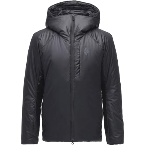 Black Diamond Mens Belay Down Insulated Parka, Black, X-Large