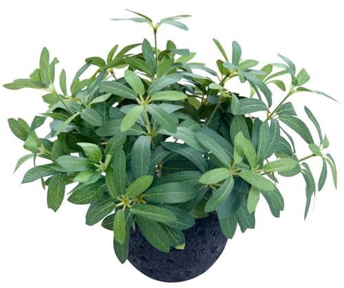 AlphaAcc 9.5" Artificial Plants with Olive Leaves Real Looking Faux
