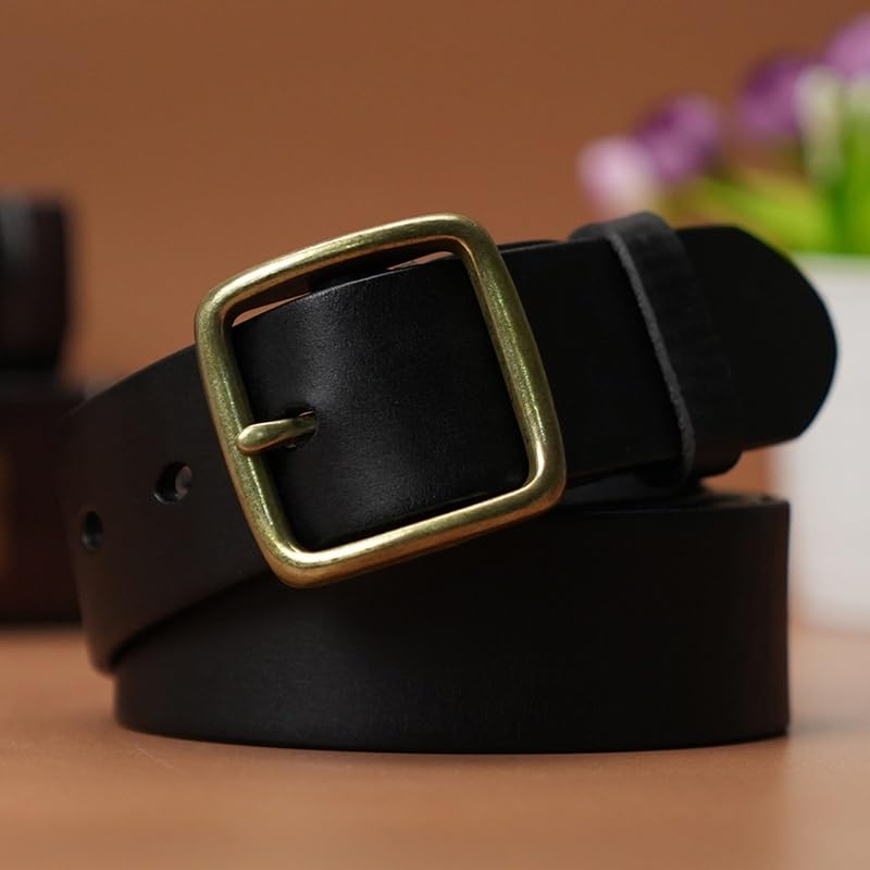 JSEIAJB Men's Needle Buckle Series Cowhide Belt Business Casual Pants Belt2