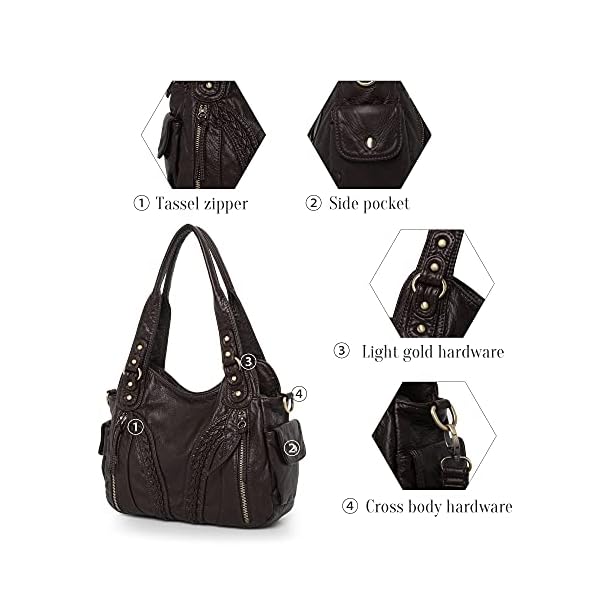 Montana-West-Shoulder-Bag-Concealed-Carry-Purses-and-Handbags-For-Women-Leather-Crossbody-Bags Montana West Washed Leather Shoulder Bag Coffee MBB-MWC-019CF