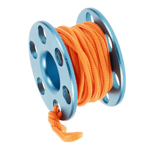Totority Glow-in-The-Dark Diving Spool Line Scuba Compact Spool Finger Reel Diving Tool Mini Line Reel Pendant