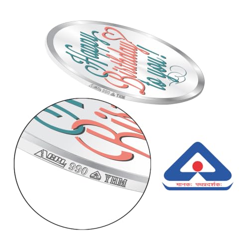 Image of ACPL Precious Moments Happy Birthday 5 Gram Silver Coin With BIS Hallmarked 999 Purity with Gift Box
