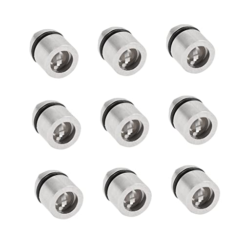 OSALADI 9pcs Flashlight Keychain Portable and Lightweight Color Changing Pendant Lights for DIY Crafts and Battery Powered Small for Outdoor Use