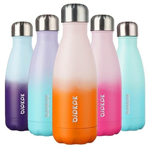 Image of BJPKPK 12 oz Small Insulated Water Bottle, Stainless Steel Leak Proof Flask