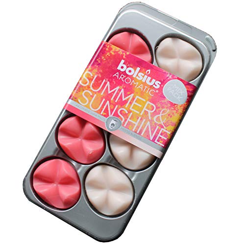 bolsius Aromatic Wax Melts Summer & Sunshine - 8 Stück...