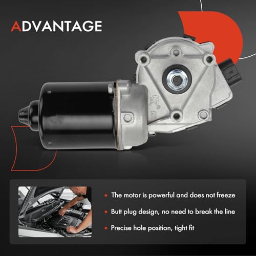 A-Premium Front Windshield Wiper Motor Compatible with Toyota Celica 2000 2001 2002 2003 2004 2005, 1.8L, Hatchback, 5-Pin, Replace# 85110-2B060, 85110-2B040 by A-Premium - Image 6