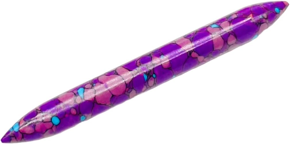 Purple Turquoise Stone Tribal Septum Spike Tusk | Handmade Stone Septum Jewelry | Body Piercing Nose Ring | Boho Ethnic Piercing