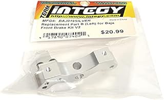 Integy RC Model BAJ019SILVER Replacement Part B (Left) for Baja Front Brake Kit V2 T6836