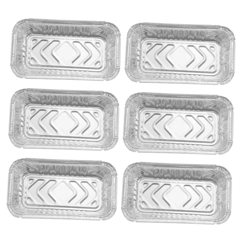 WEKADRIN Barras De Desechables Para Barbacoa Contenedor De Alimentos Sin Tapa Para Bbq y Catering Tenedores De Lata De Seguridad