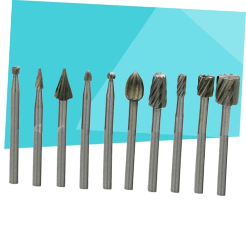 Set de 10 fresas rotativas para tallado y grabado miniatura 2